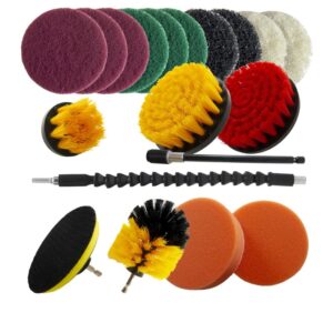 Set de perii curatare pentru bormasina 20 elemente 1/4 TA4204