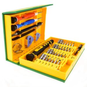 Trusa cu surubelnite multifunctionale x38 piese pentru reparatii telefoane, laptopuri si ceasuri