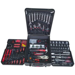 Trusa de scule profesionala 386 piese MaxxTools cu troler pentru transport