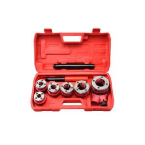 Trusa filiera pentru tevi Geko G01002, 6 piese, 1/4", 3/8", 1/2", 3/4", 1", 1.1/4"