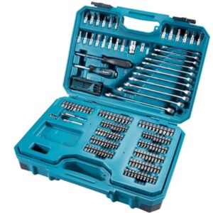 Trusa scule Makita E-10883, 221 piese, accesorii tubulare si fixe