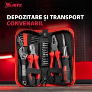 Trusa unelte, 22 piese, MTX